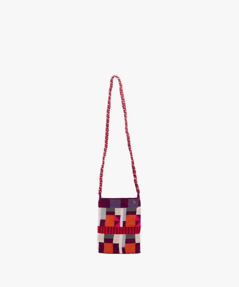 BOLSO OPERA - ANISE - TERRACOTA Y BURDEOS