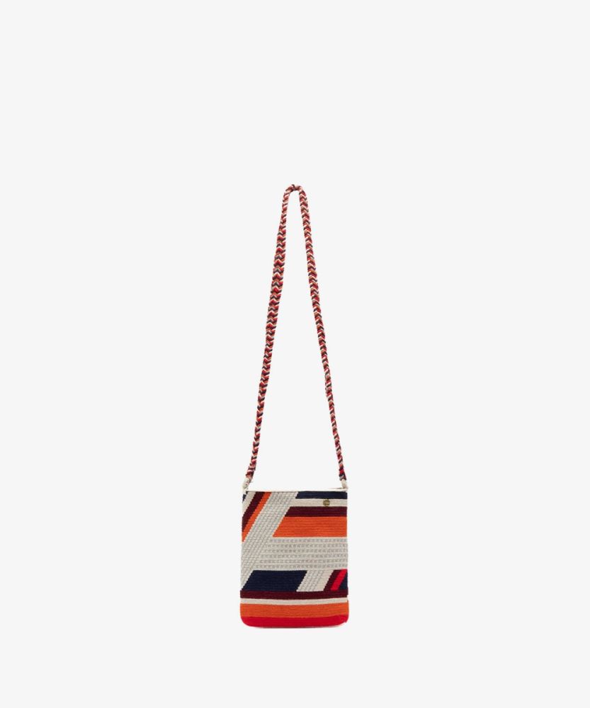 BOLSO OPERA - AMARANTH - AZUL MARINO & NARANJA