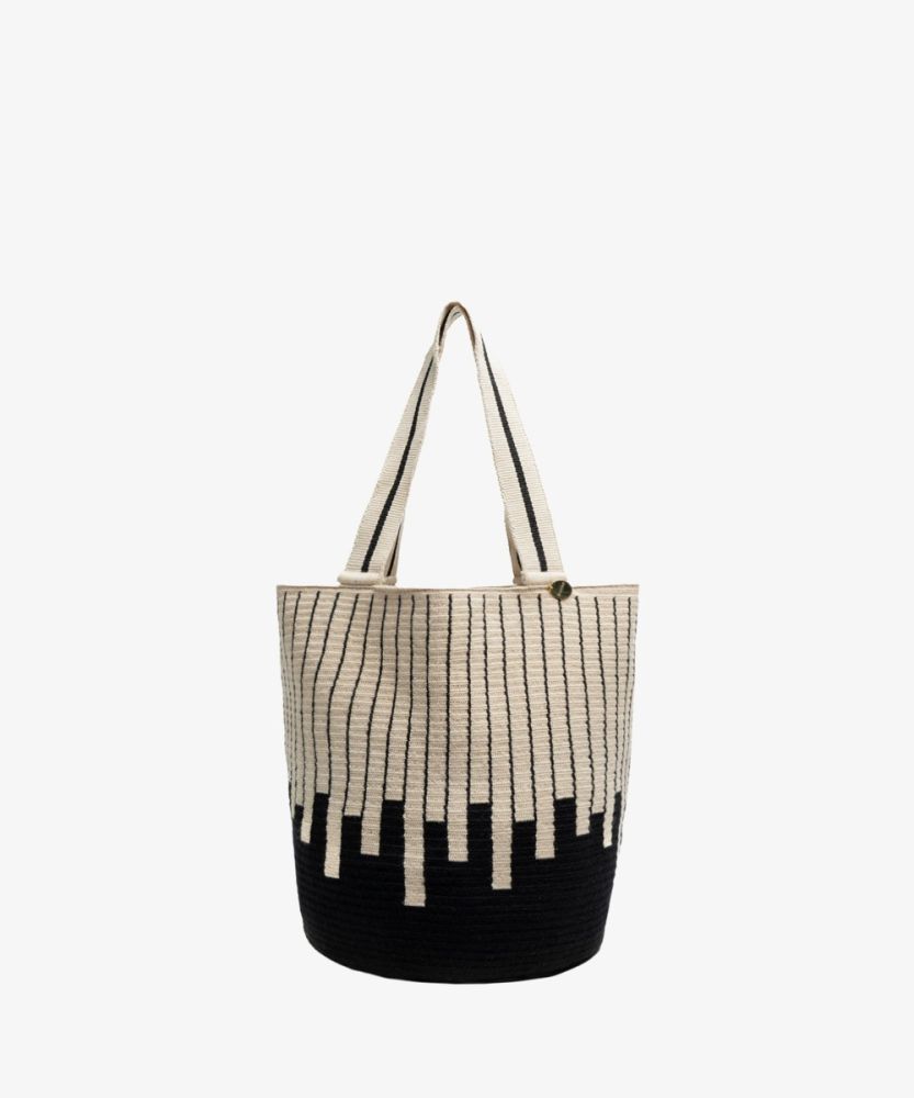 CALA BAG - LYRA - BLACK & BEIGE