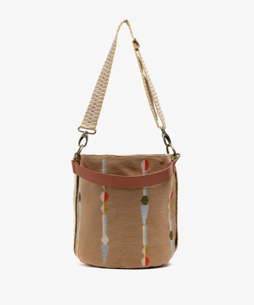 SOFIA BAG - AQUILA - BURGUNDY & BEIGE