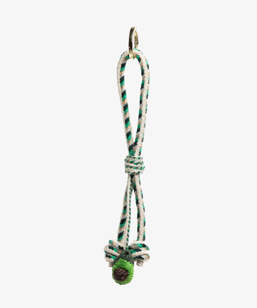 IRACA CHARM CORD WITH KEYRING - AVOCADO