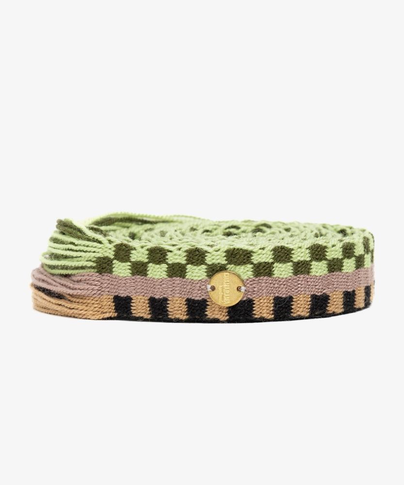 Thin belt with fringes 