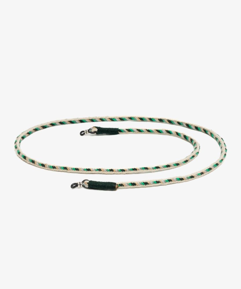 Eyewear cord -  BEIGE & GREEN