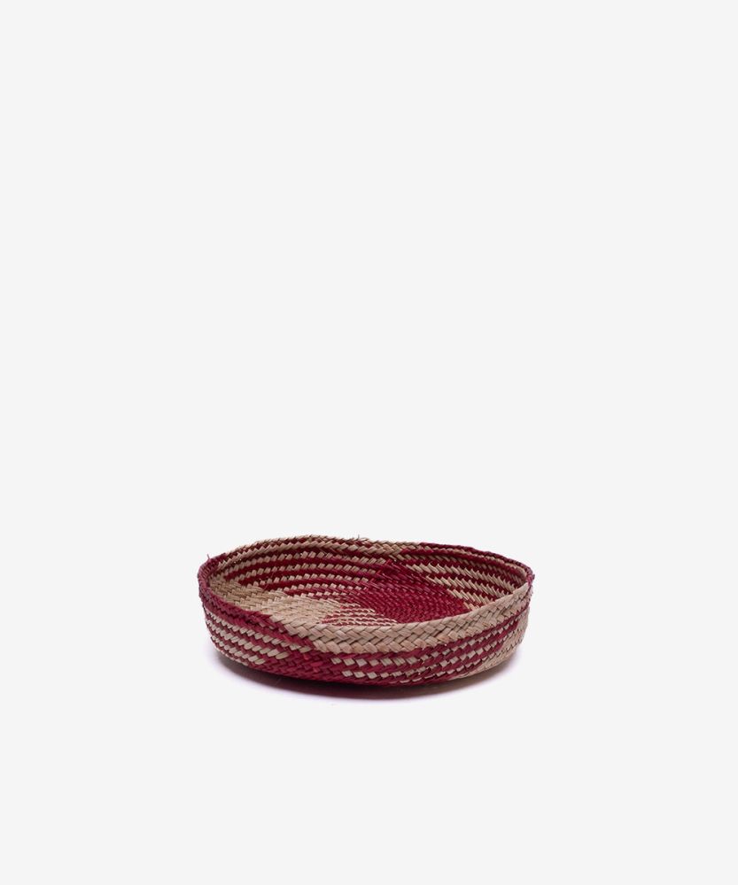 BOTTLE HOLDER - BURGUNDY & toast