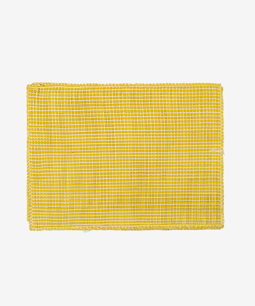 Straw placemat - SET OF 6 - BICOLOR YELLOW & WHITE