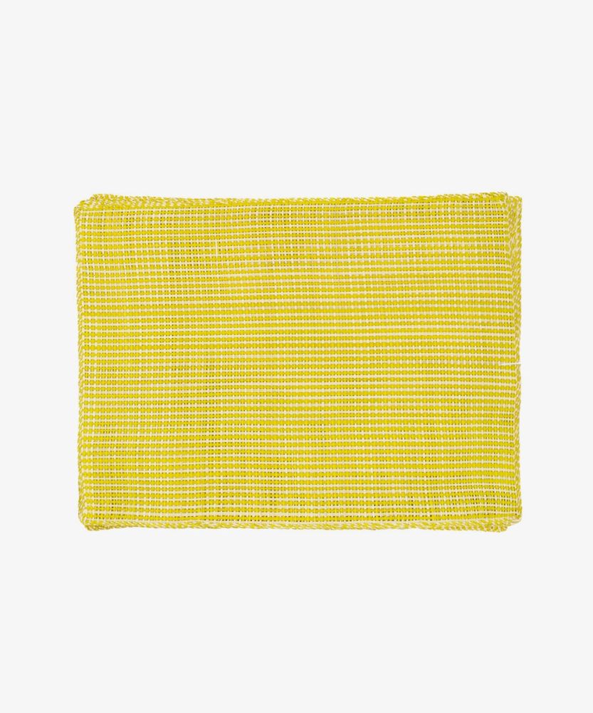 Individual rectangular - 1 pza - BLANCO Y AMARILLO