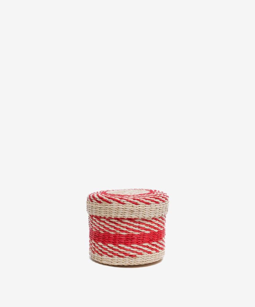 CONTENEDOR IRACA ESPIRAL 8CM X 6CM H - RED
