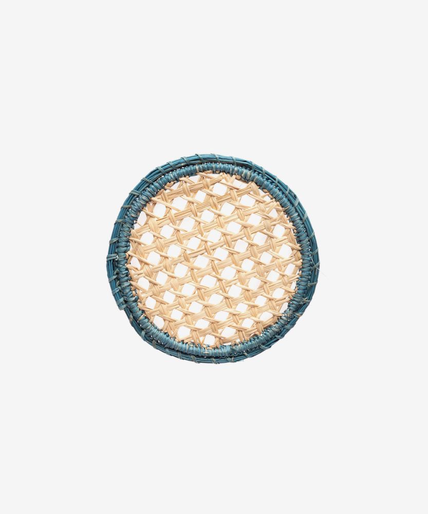 COASTER WICKER - BLUE