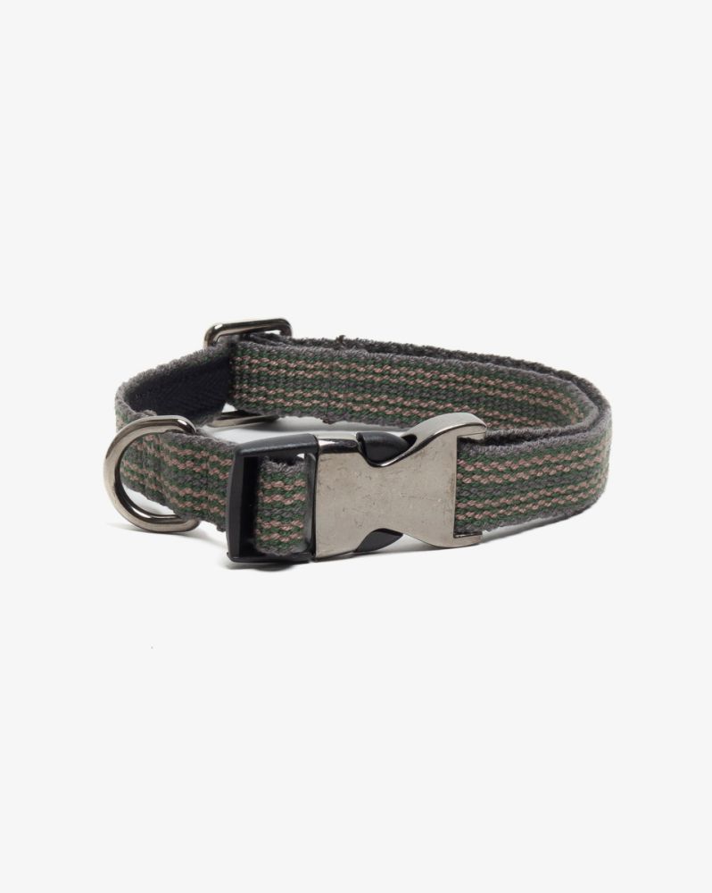 COLLAR DE PERRO TOY - VERDE Y GRIS