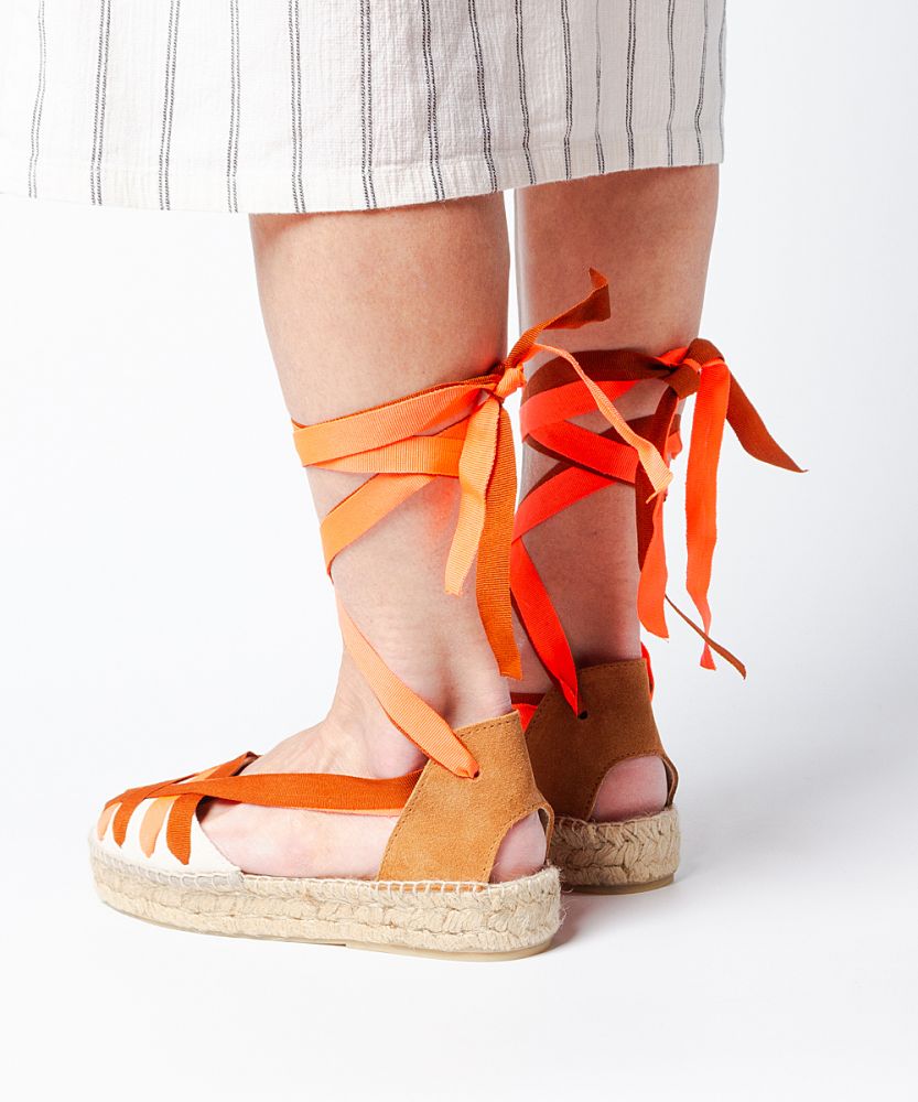 VALENCIANAS - ORANGE & BROWN