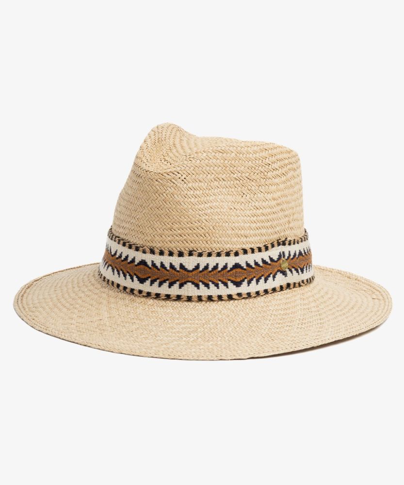 SOMBRERO PANAMA CON CINTA - TOSTADO