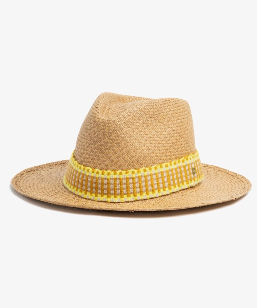 SOMBRERO PANAMA CON CINTA - CAMEL
