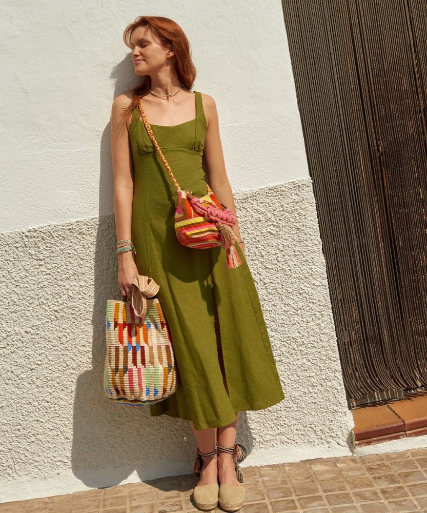 Bolso Tote - SPARROW - BEIGE & MULTICOLOR