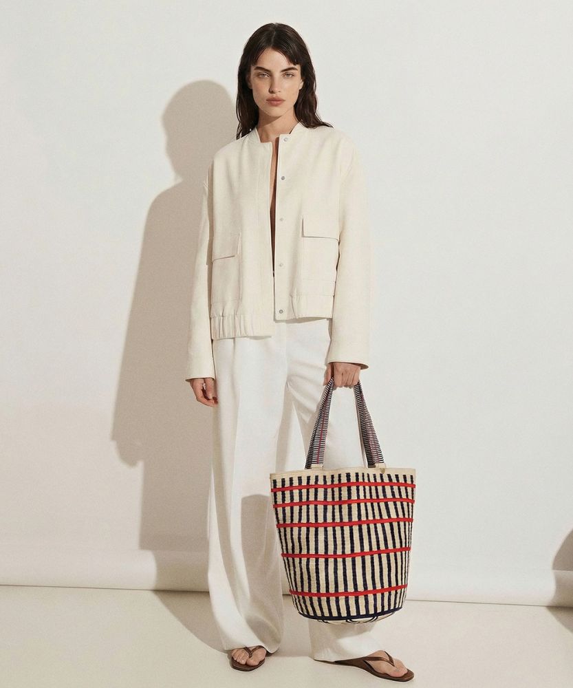 BOLSO CALA - PEACOCK - BEIGE Y MARINO