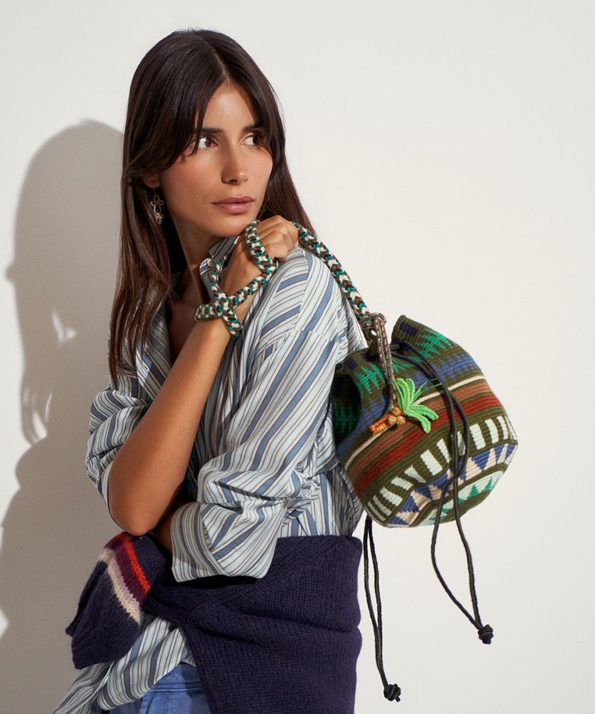 MITRA bag - Green & multicolor