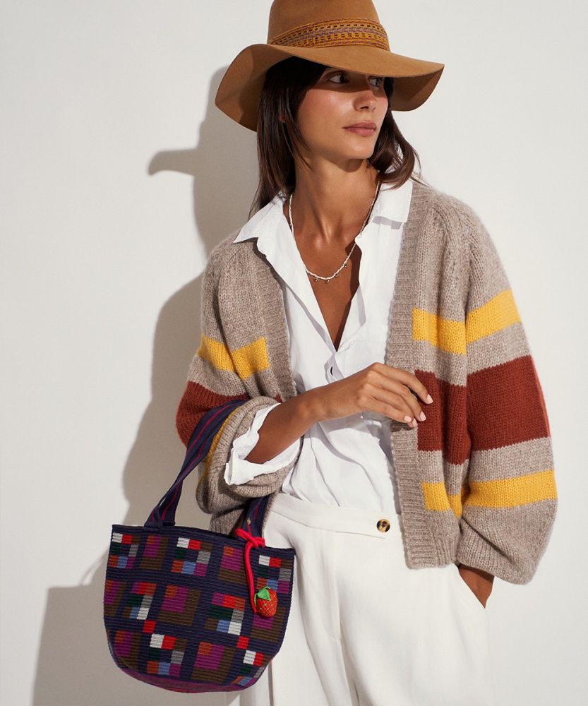 Noa 2 bolso - Fucsia y multicolor