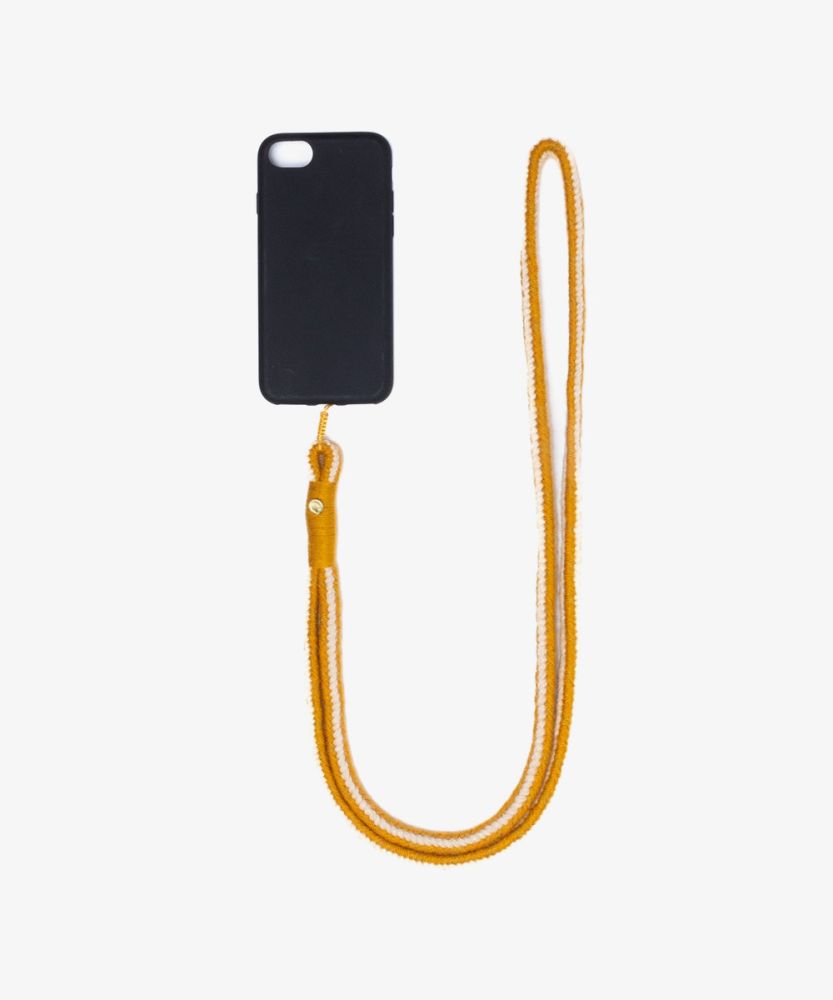 Colgador de movil - Mostaza Y Beige