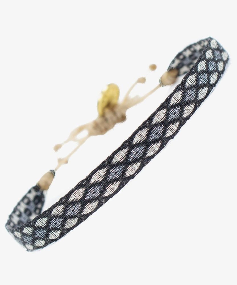 Pulsera Argantina 120 - Gris & Negro