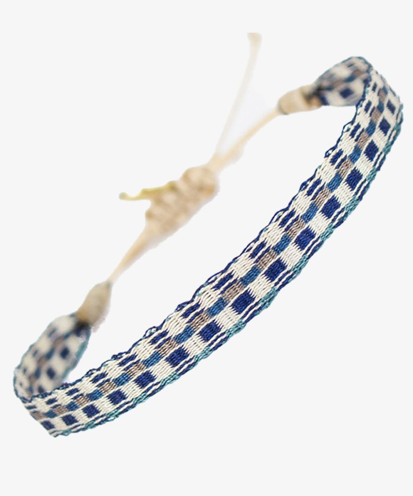 Pulsera Argantina 120 - BEIGE & AZUL
