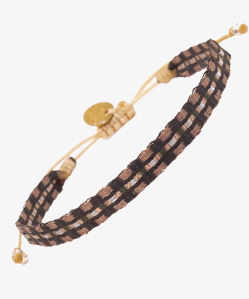 Pulsera Argantina 120 - MARRÓN & NEGRO