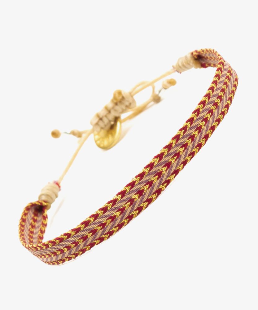 Pulsera Argantina 120 - VINO & AMARILLO