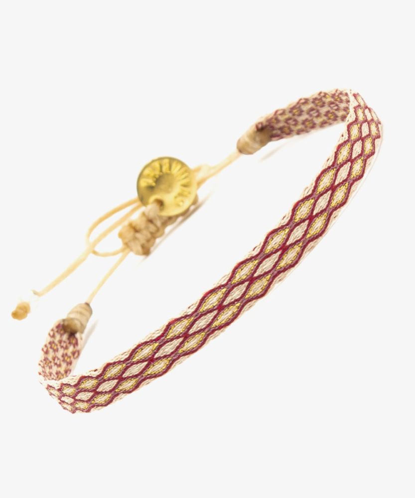 Pulsera Argantina 120 - BEIGE & VINO