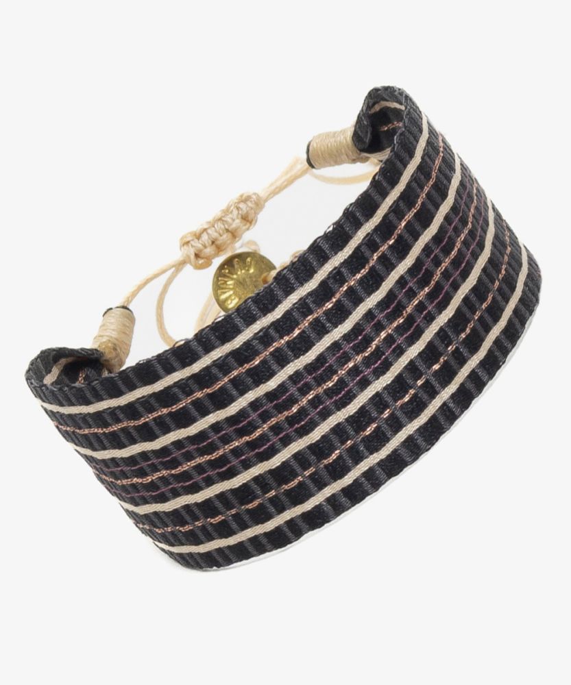 Pulsera ARGANTINA 2 cm - NEGRO