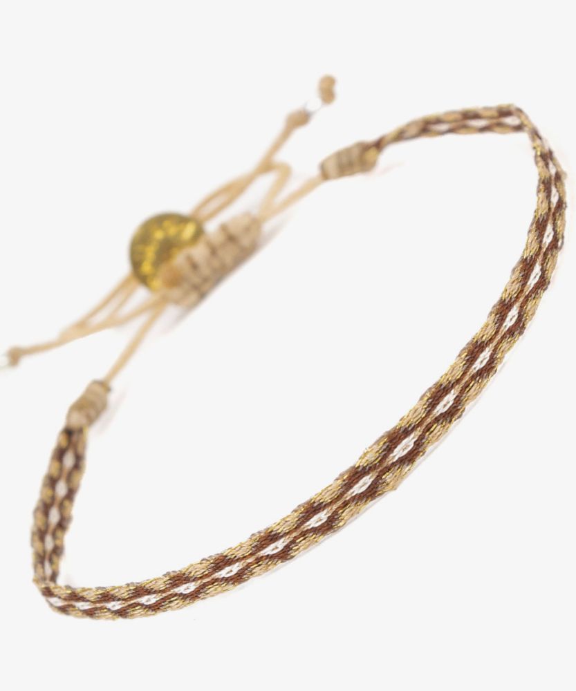 Bracelet Argantina 40 - TOSTADO & MARRÓN  
