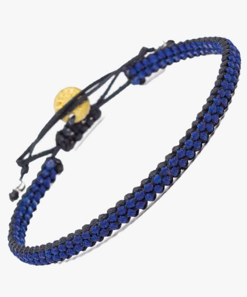 Earth bracelet - Negro & Azul
