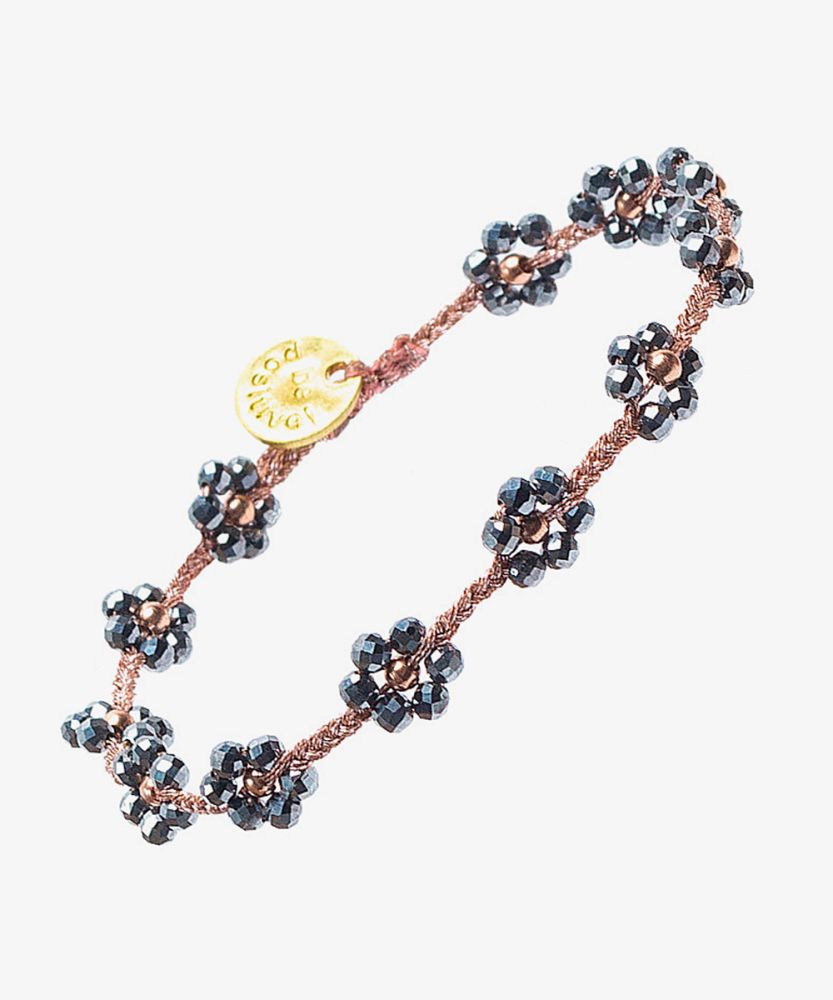 PULSERA DE PIEDRAS - FLOR