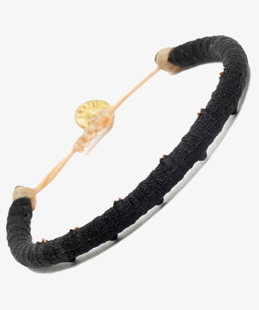 Pulsera ICM - LISO ENROLLADO CON PIEDRA 