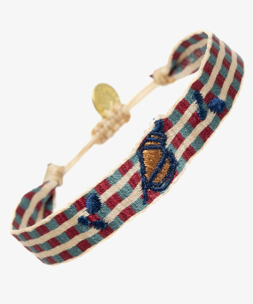 PULSERA BORDADA - CARACOLA