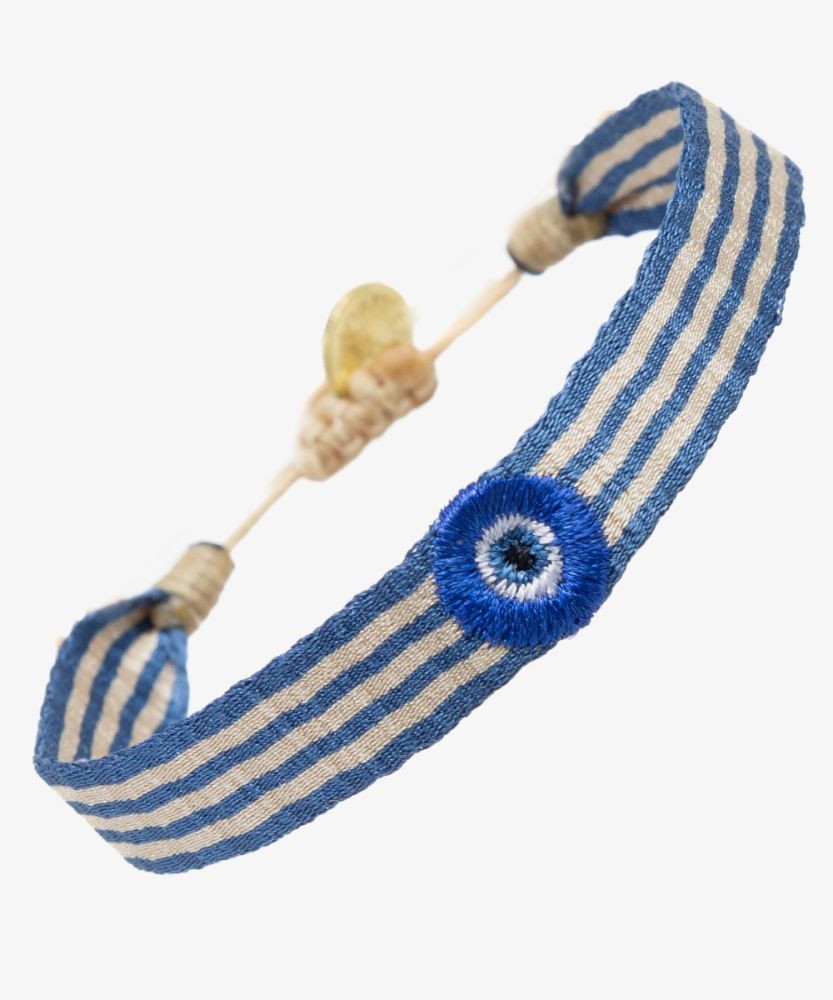EMBROIDERED BRACELET - EYE