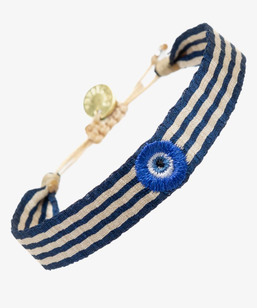 EMBROIDERED BRACELET - EYE