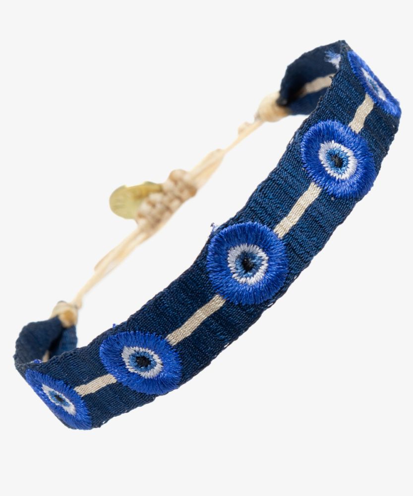 EMBROIDERED BRACELET - EYE