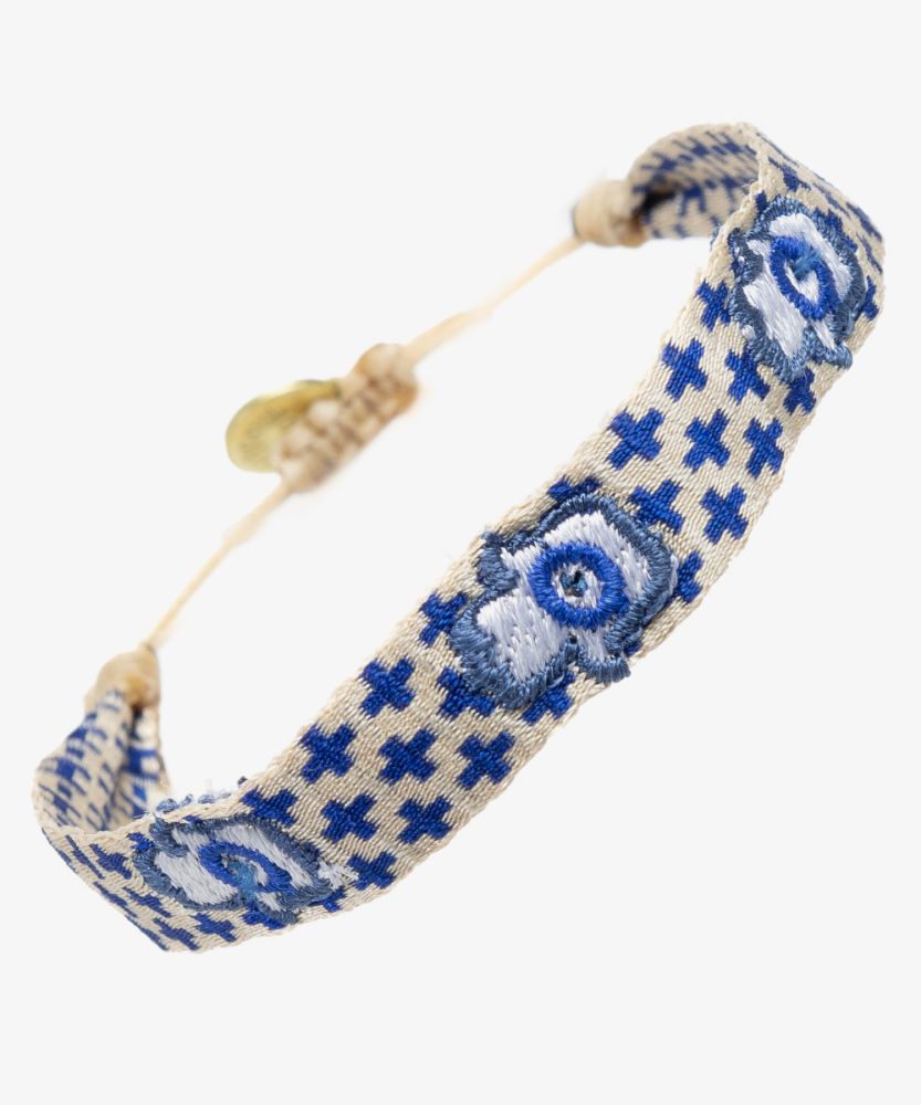 EMBROIDERED BRACELET - HAND OF FATIMA