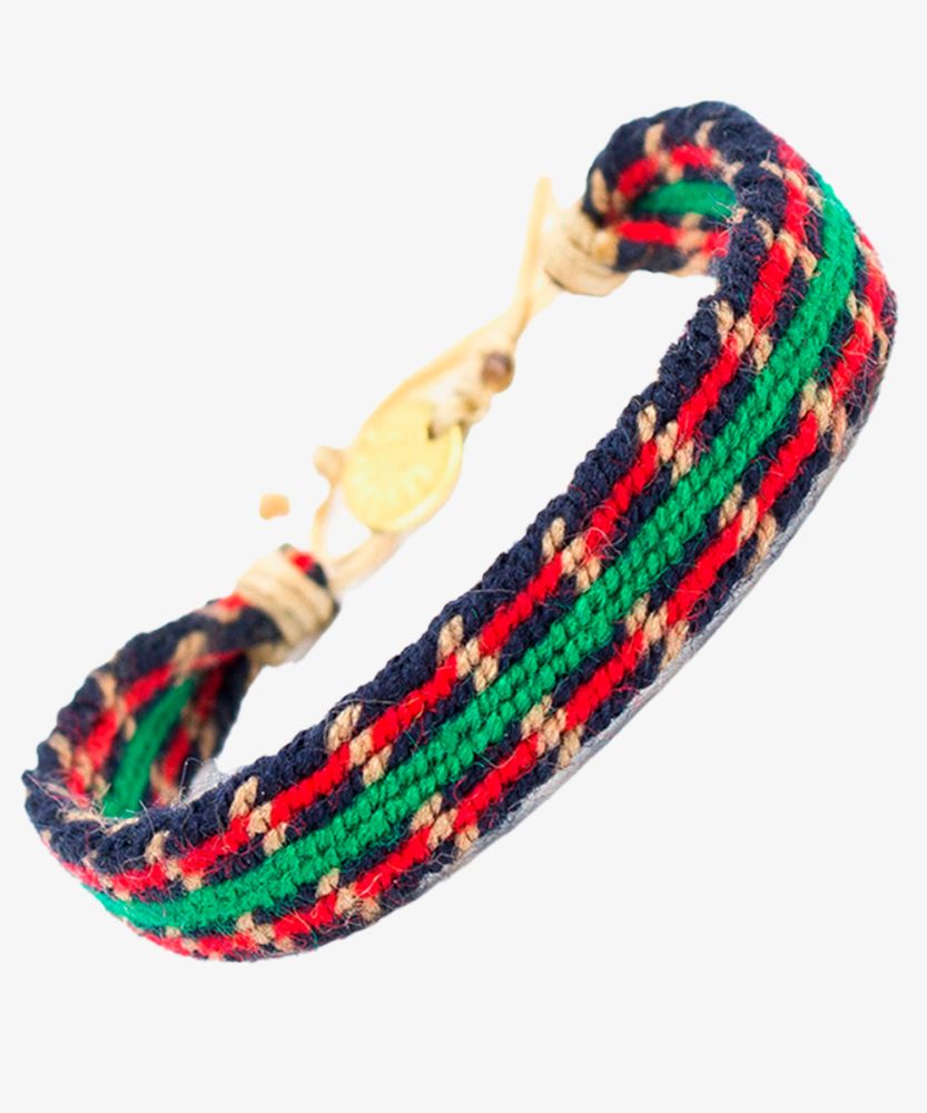 Pulsera CAPTAIN - Navy Blue & Rojo