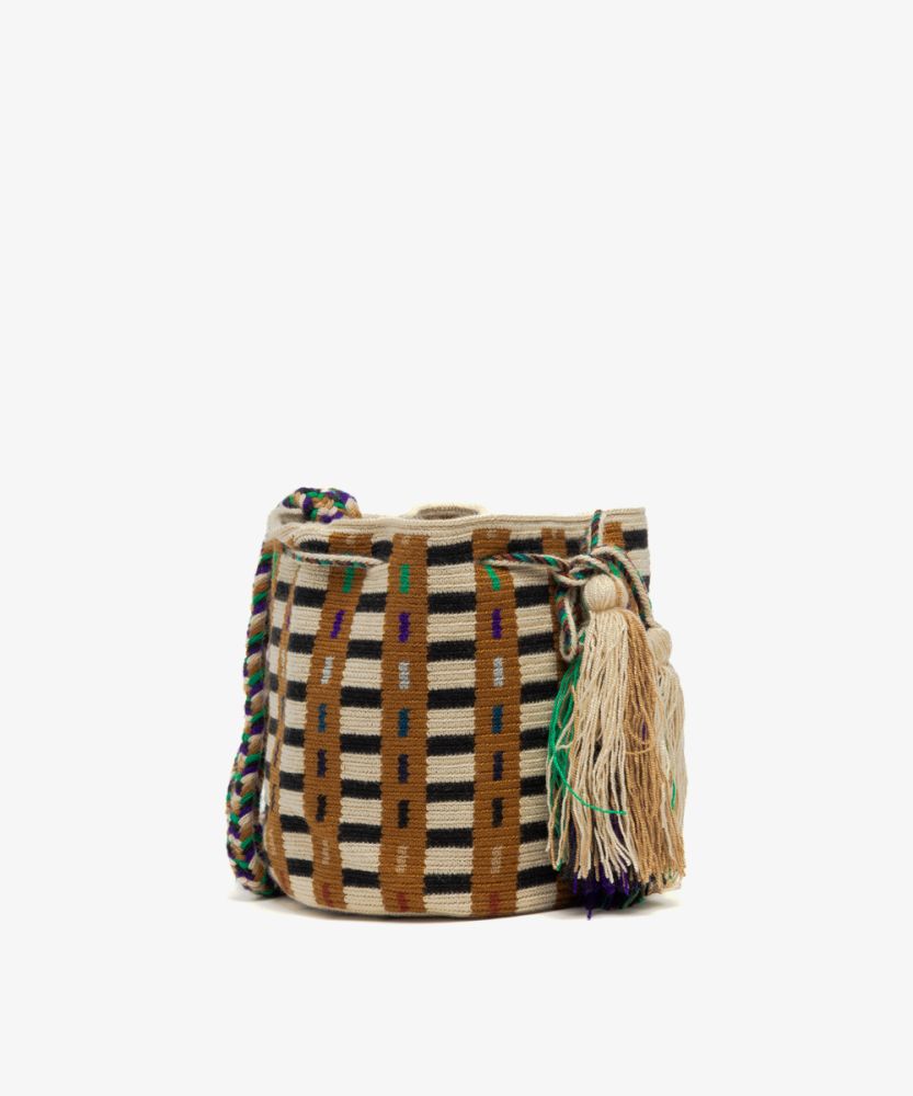 Crossbody Bag M - MAEVE - TOAST & BLACK