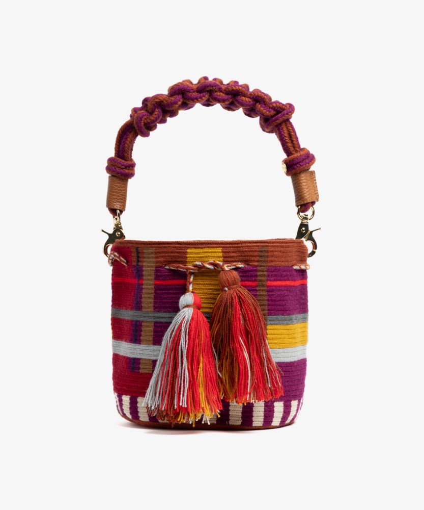 BOLSO CRUZADO M CON ASA DE MACRAMÉ - 