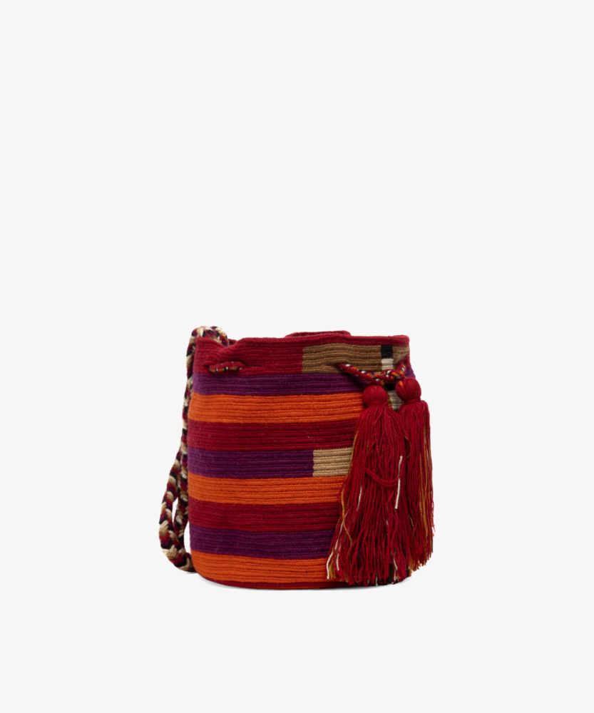 Crossbody Bag M - OPHELIA - BURGUNDY & TOAST 