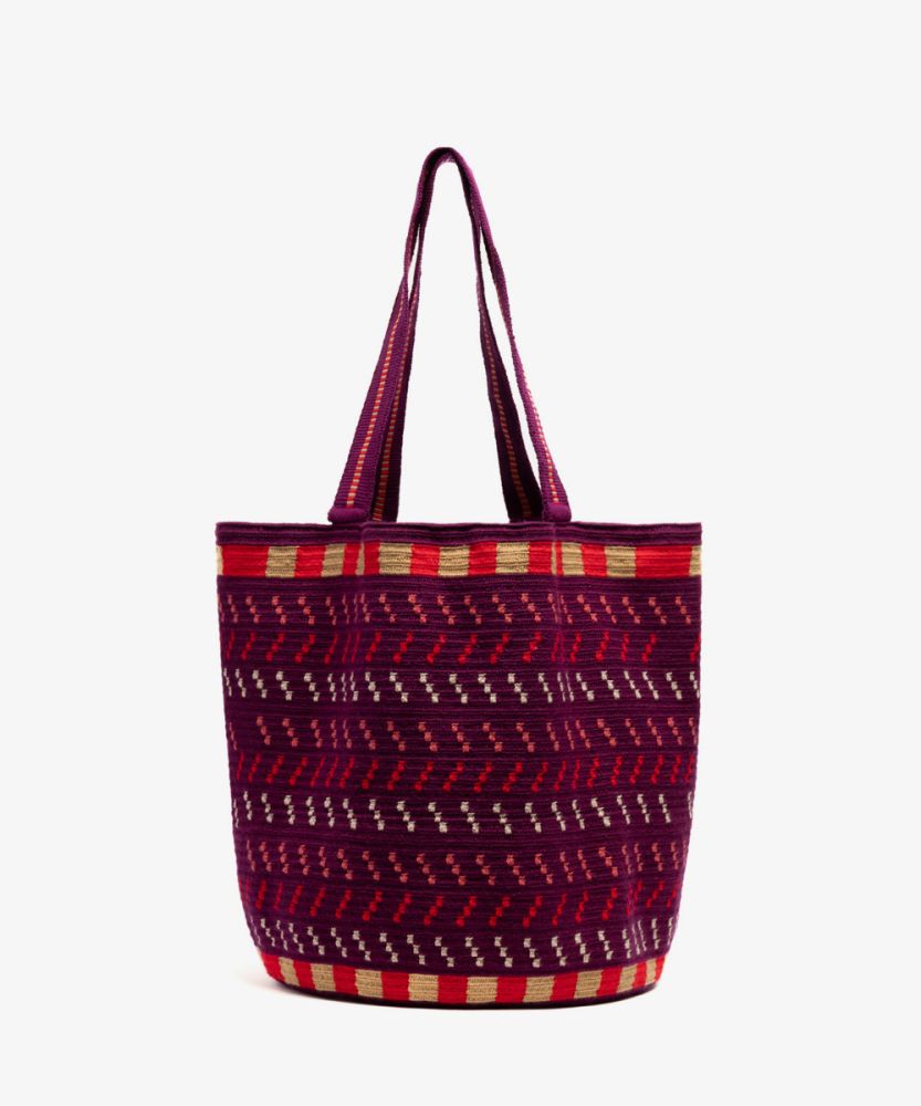 Tote Bag - SOPHIA - BURGUNDY