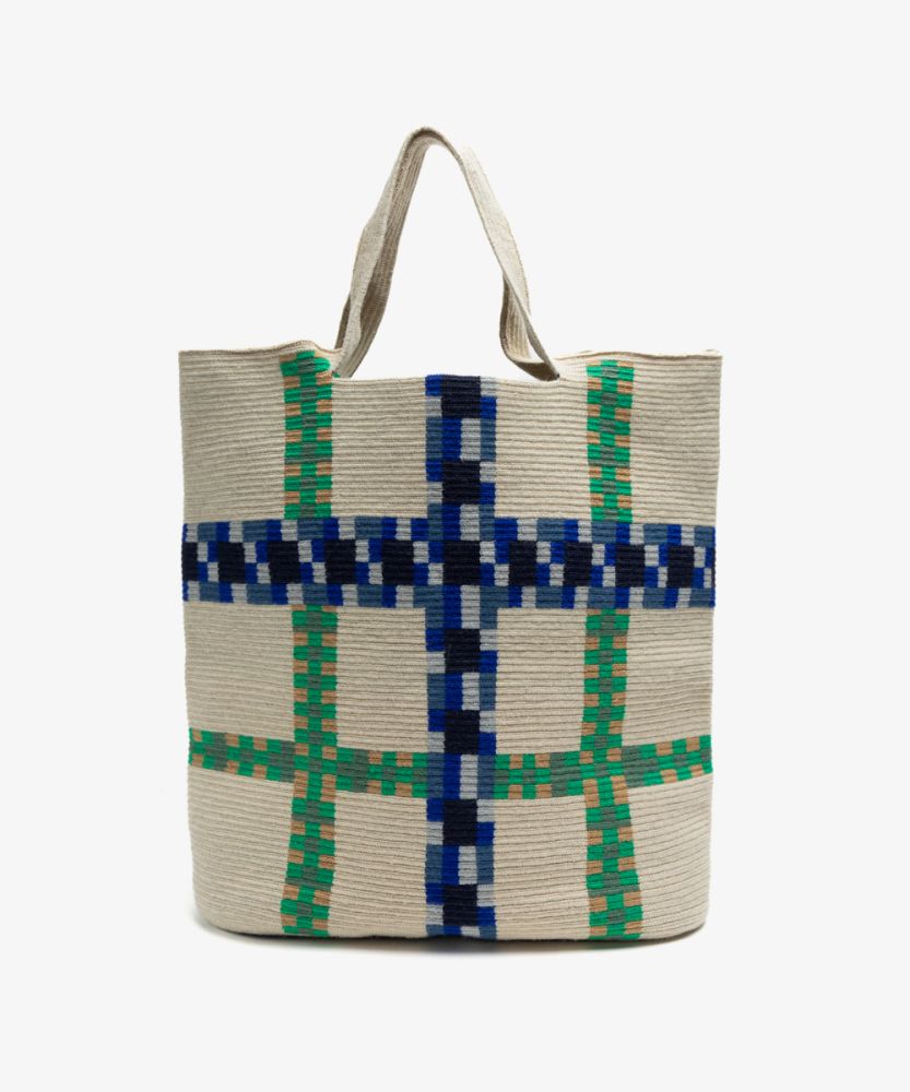 Rhapsody Bag - DELPHINIUS - BEIGE & BLUE