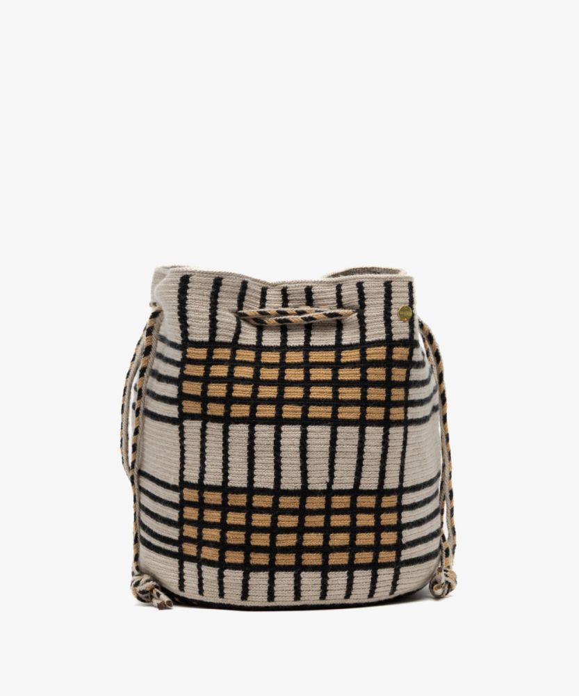BOLSO MITRA - Beige y tostada