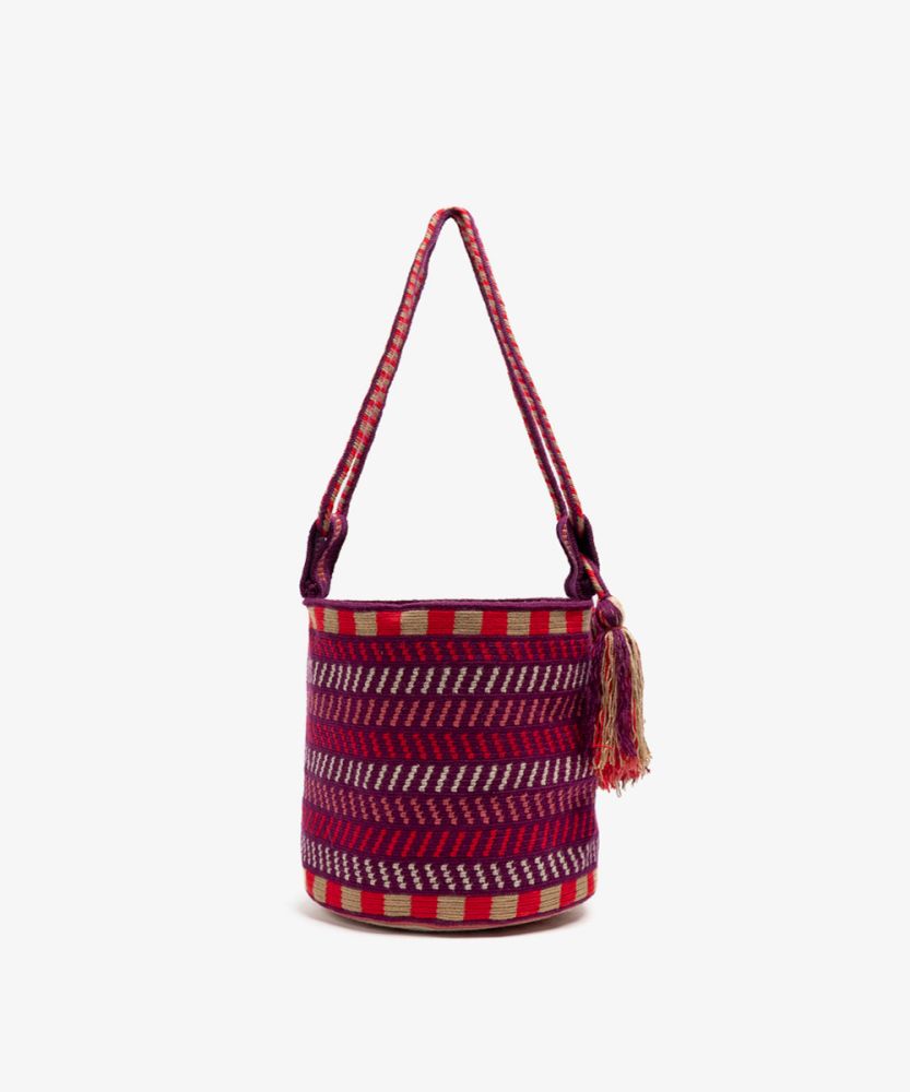 Camberra Bag - SOPHIA - Fuchsia & coral