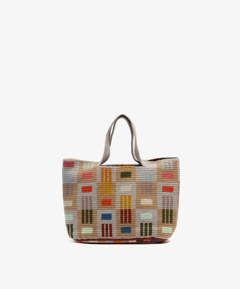 BOLSO MUSE - WOLF - TOSTADO Y GRIS