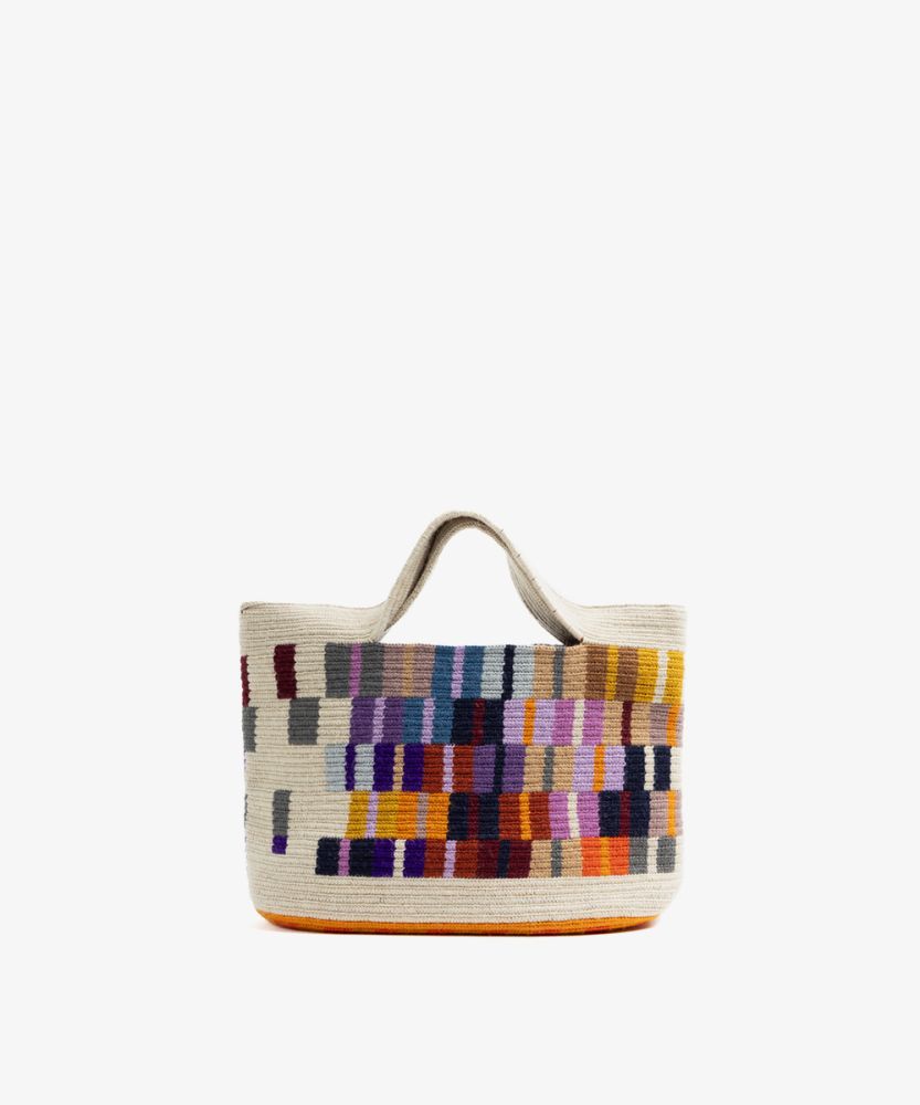 BOLSO MUSE - OCTANT - BEIGE Y MULTICOLOR