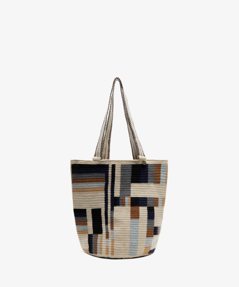 BOLSO CALA - CAPRICORNUS - BEIGE Y TOSTADO