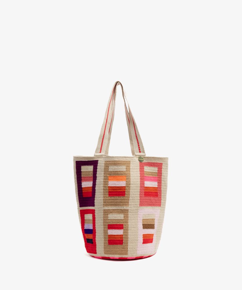 CALA BAG - ORION - TOAST & RED