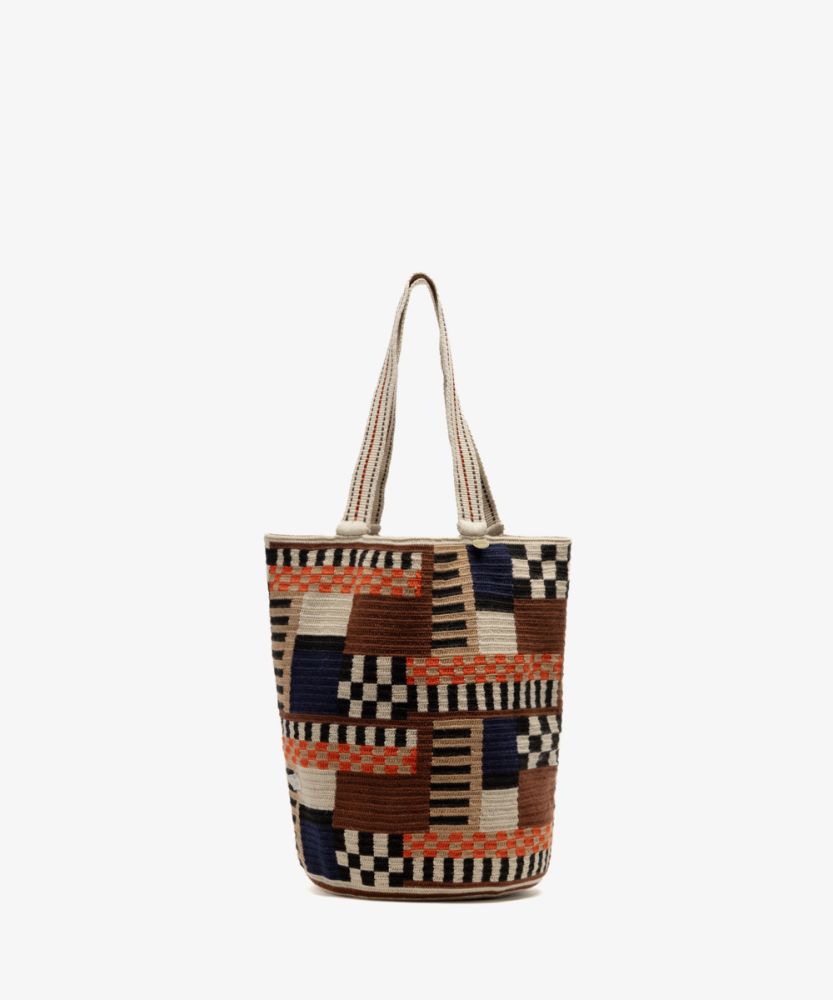 BOLSO CALA - Marrón y multicolor