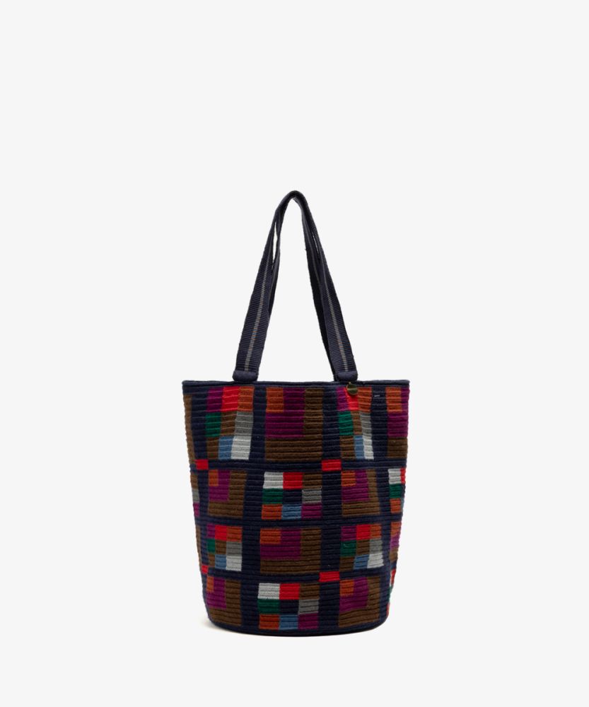 BOLSO CALA - Marino y multicolor